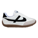 Tenis Casual Choclo Panam 800 Blanco Con Caucho Para Mujer