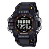 Reloj Casio G-shock Rangeman Touch Solar Gps Gpr-h1000-1 Correa Negro Bisel Negro Fondo Negro
