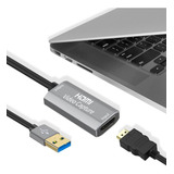 Placa De Captura De Áudio E Vídeo Hdmi Usb 3.0 1080p-- 60fps