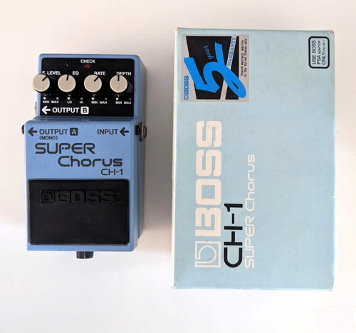 Pedal De Efecto Boss Super Chorus Ch-1 Azul