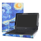 Funda Tipo Sobre De Laptop Acer 11  | Noche Estrellada