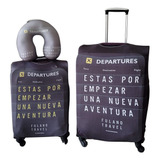 Kit Fundas Valija Chica Carry On + Grande + Cuello De Viaje