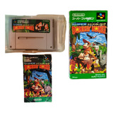Donkey Kong Country Japonés Con Caja Y Manual Snes S Famicom