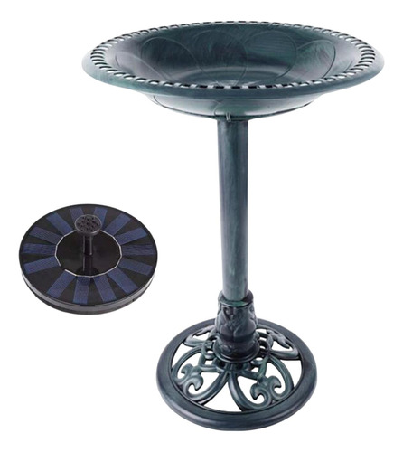 Fuente Solar Para Decoración De Baño Para Pájaros De Jardín,