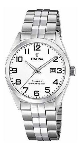 Reloj Festina De Hombre De Acero Inoxidable Plata, F20437/1