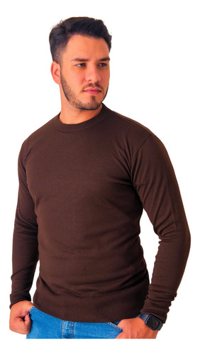 Suéter Masculino Blusa De Frio Lã Tricot Social E Casual