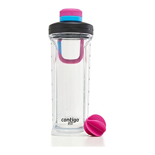 Contigo Fit Shake & Go 2.0 Botella Mezcladora Con Tapa A Pru