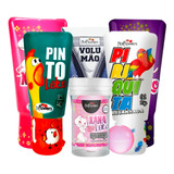 Combo 6 Gel Lubrificante Íntimo Produtos Eróticos Sexshop 