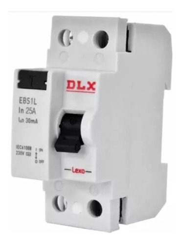 Interruptor Diferencial 2x25a 30ma Dlx Certificado Lexo Elec