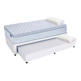 Sommier Doble Inducol 100x200 April Diván Cama Dual Jackard