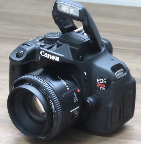 Canon Eos Rebel Kit T5i Touch + Lente 50mm Dslr 