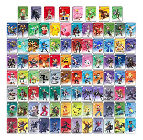 Tarjetas Amiibo Super Smash Bros Ultimate Nfc Cards Ssbu