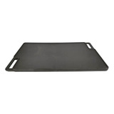 Plancha Churrasquera Iron Cast Reversible 45x25cm Black Bull Color Negro