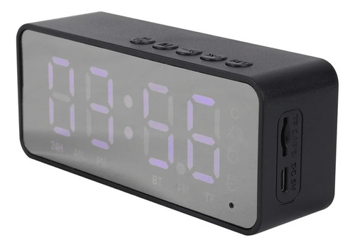 Parlante Reloj Despertador Inalambrico Portatil Bluetooth