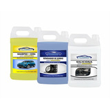 Lavado De Autos Oferta Pack 3 Silicona Renovador Shampoo