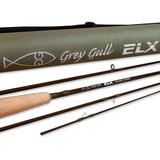 Caña Mosca Fly Grey Gull Elx #6, 9' - Flybaires.