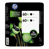 Cartucho Hp 60xl Negro Original Dual Pack F4280 F4480 D110a