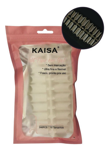 Unha Tips De Gel Soft Curvatura C - Kaisa