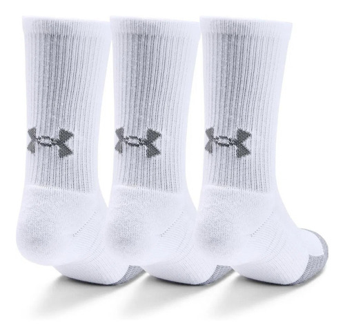 Meia Under Armour Heatgear Crew 3 Pares - Original - Nf