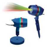 Laser Led Ext Luz Verde - Rojo Efectos Navidad Multipunto Luces Azul