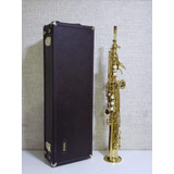 Sax Soprano Yamaha Yss 675 Dourado Japão Usado Ref: 218