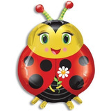 Hermosa Catarina Feliz Ladybug Globo Met Jumbo Fiesta Verano