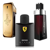 Combo 3 Perfumes Malbec, Ferrary Black E Million 100ml