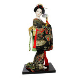 Figura De Geisha Japonesa De 12 Pulgadas, Adorno De Mesa,