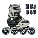 Patines Semiprofesionales Canariam Speed Bolt + Protecciones