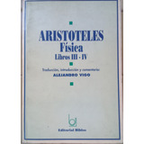  Física. Libros Iii-iv. Aristóteles (trad.: Marcelo Boeri)