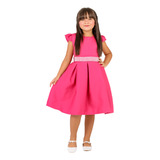 Vestido Infantil Luxo Peróla Moda Meninas Festa Mini Diva