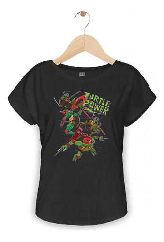 Playera Dama  - Tortugas Ninja: Mutant Mayhem/caos Mutant D1