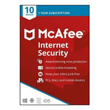 Antivirus Mcafee Internet Security 10 Dispositivos Digital