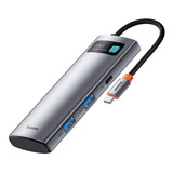 Baseus Hub Usb 7 Em 1 Cinza 3.0