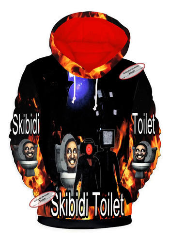 J Sudadera Skibidi Toilet Titanman Speaker Peluche Juguete