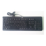 Teclado Com Fio Usb Hp Ku-1156 Sem Ajuste Altura - Usado