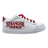 Tenis Bordado Stranger Things Para Niños Y Grandes