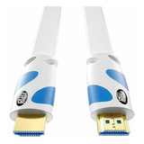 Cable Hdmi Plano 25 Pies Postta 4k Soporte De Cable Hdmi2.0