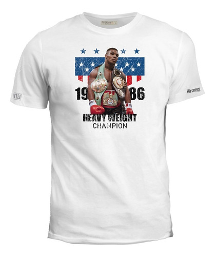 Camiseta  Mike Tyson Boxeador Heavy Weight Champion Ink