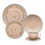 Aparelho De Jantar E Chá Em Cerâmica Oxford 30pçs Ancestral