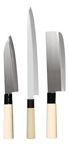Japanbargain, Juego De 3 Cuchillos Japoneses Para Sushi Chef