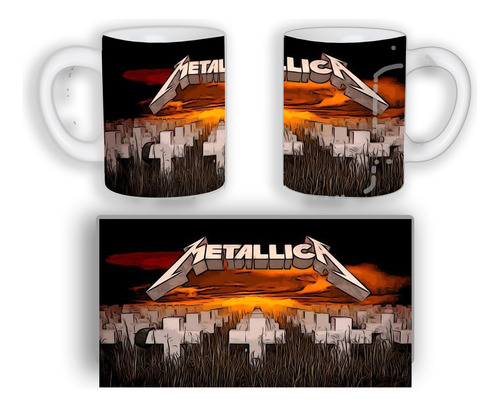 Mug Pocillo Metallica Personalizado 