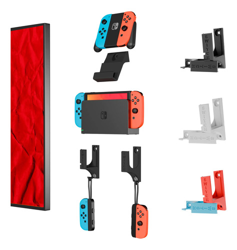 Base Soporte Para Nintendo Switch Oled + Base Para Joycon | Meses sin interés