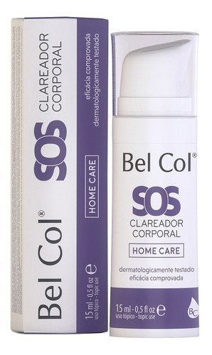 Bel Col Sos Clareador Corporal Axilas E Virilhas 15ml