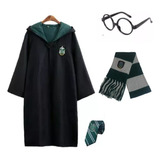 Disfraz Harry Potter Capa Lentes Corbata Bufanda Gryffindor Slytherin