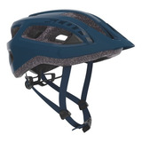 Capacete Ciclista Scott Supra 2022 Ce Cor Azul Tamanho Único