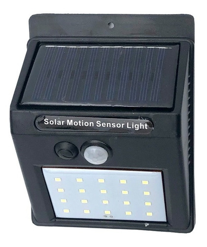 Luz Led Exterior Solar Panel Sensor Movimiento Plafon Farol