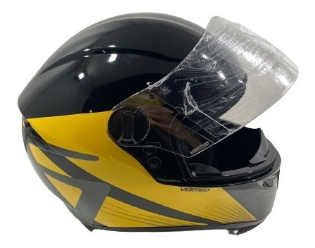 Casco Vertigo Moto V50 Infinity M Amarillo Con Visor Ourway