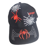 Gorro Jockey Del Hombre Araña  Ajustable Niño 