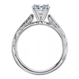 Anillo Compromiso Oro Blanco 18kt Diamante Natural .20ct